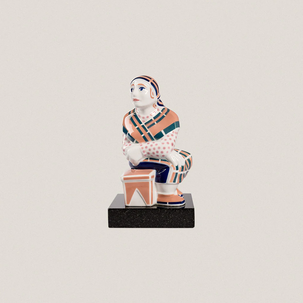 Bookend with base Woman