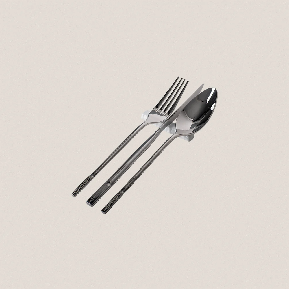 Cubertería Monférico Acero Inox 24 piezas - Image 3