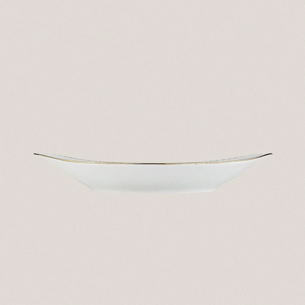 Oval Platter S Cuncha Gold Edge - Image 2