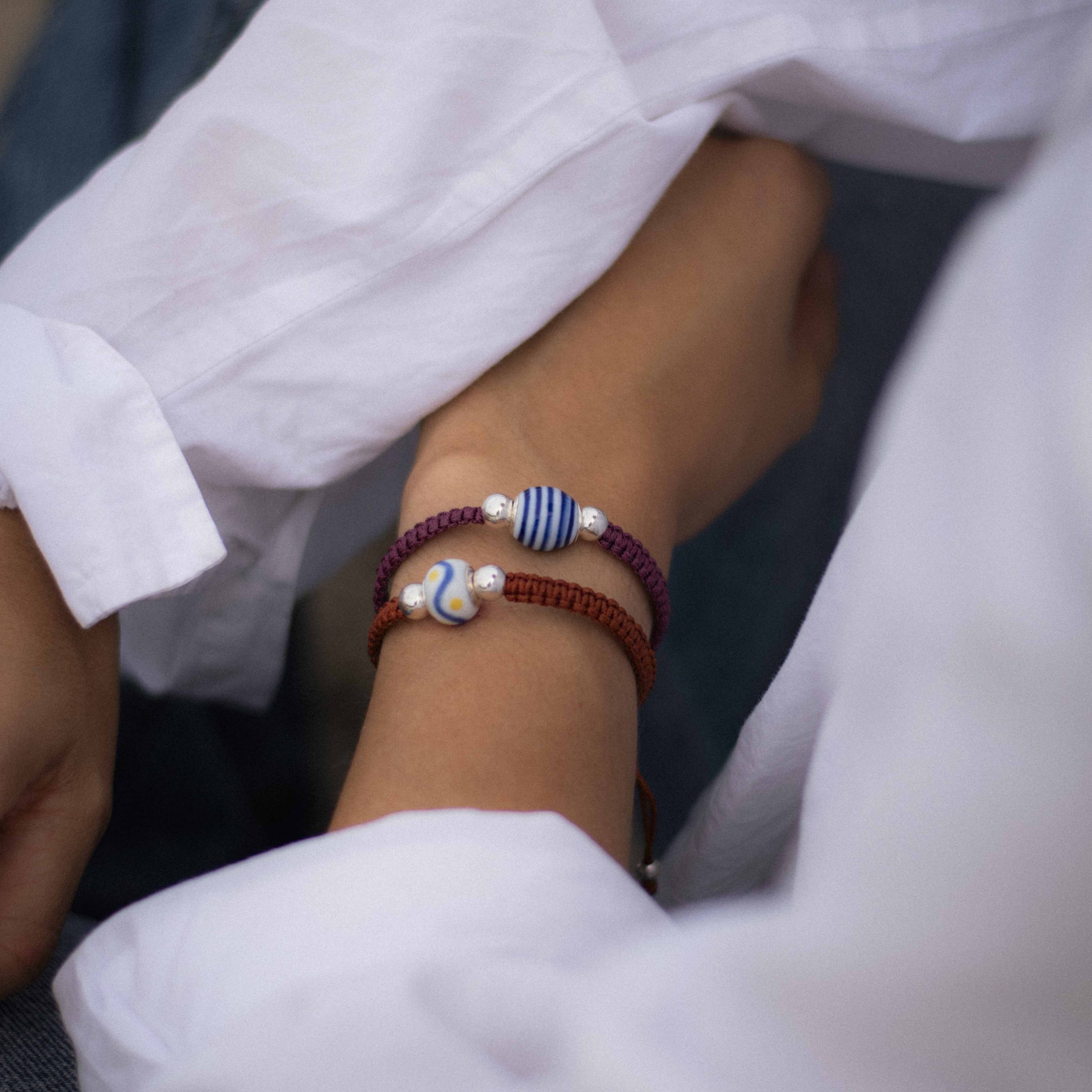 Rodas Beaches Bracelet Burgundy quartz - Image 2
