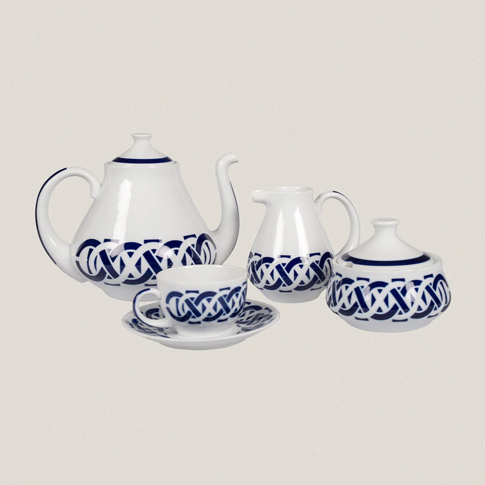 Tea Set 12 services Encadrelado