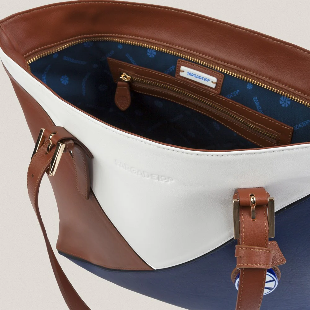 White Geo Tote Bag - Image 2
